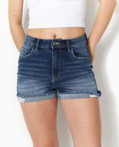Pimkie Toute La Collection|Pimkie Positive^Short En Jean Stretch Avec Bas Coupés -