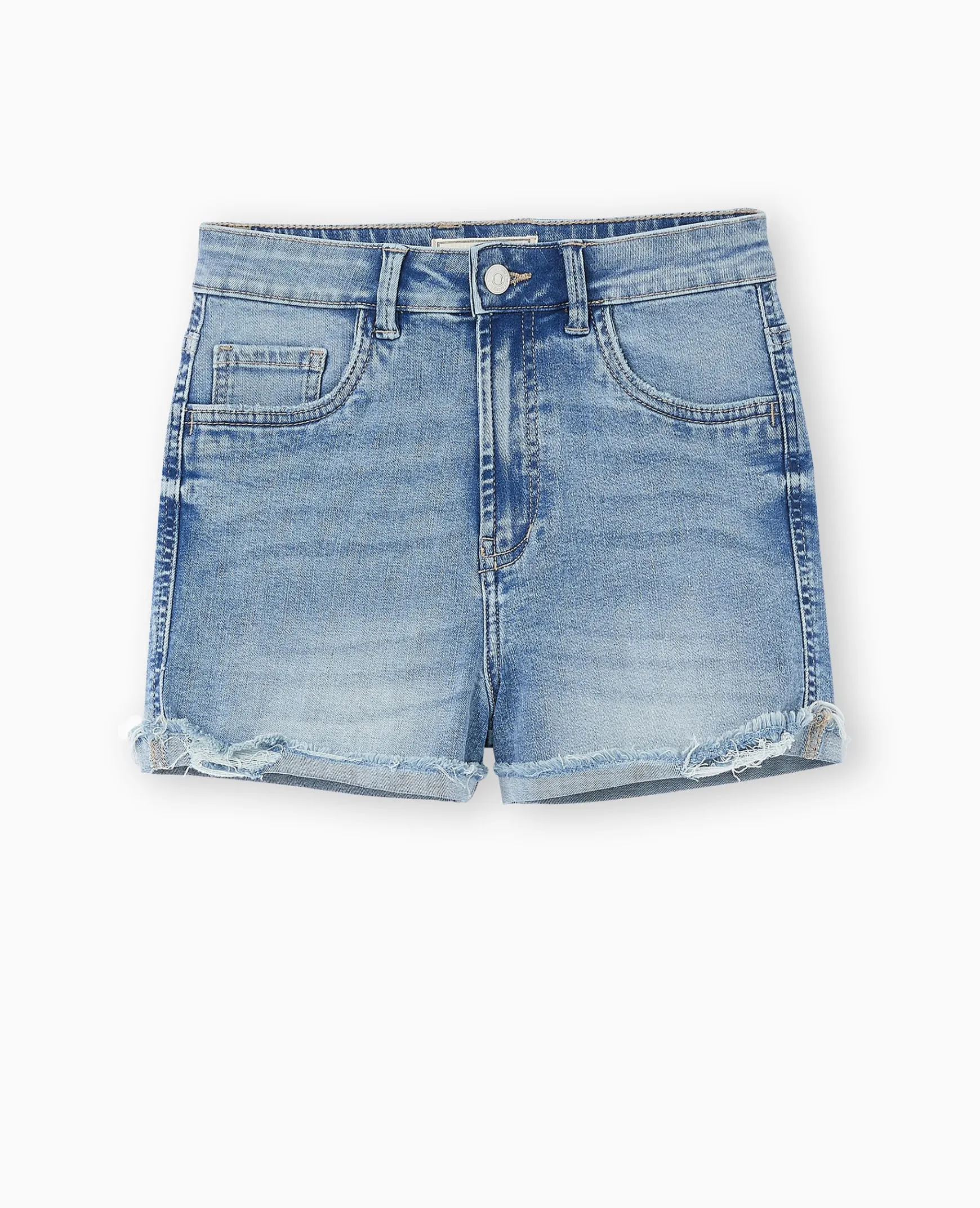 Pimkie Toute La Collection|Pimkie Positive^Short En Jean Stretch Avec Bas Coupés -
