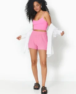 Pimkie Short^Short En Tissu Gaufré -