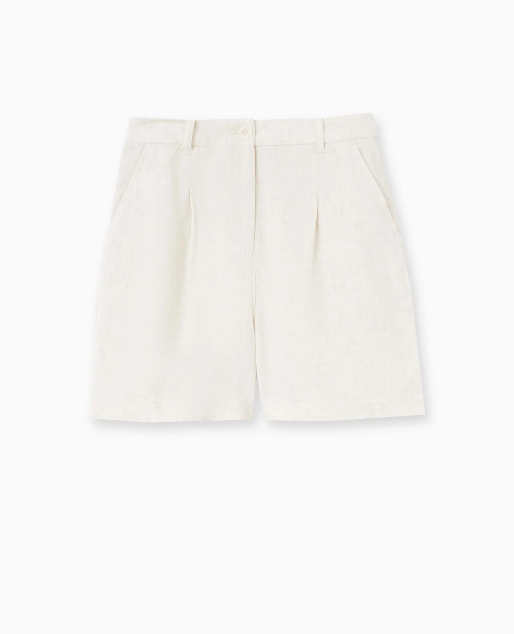 Pimkie Tailleur|Short^Short Taille Haute Avec Lin -
