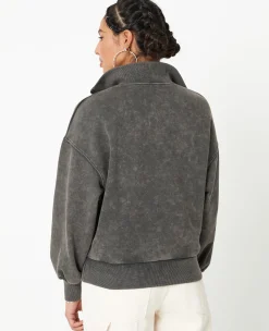 Pimkie Sweat^Sweat Col Camionneur Avec Effet Délavé -