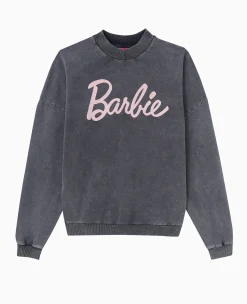 Pimkie Sweat^Sweat Effet Délavé Acid Wash BARBIE -