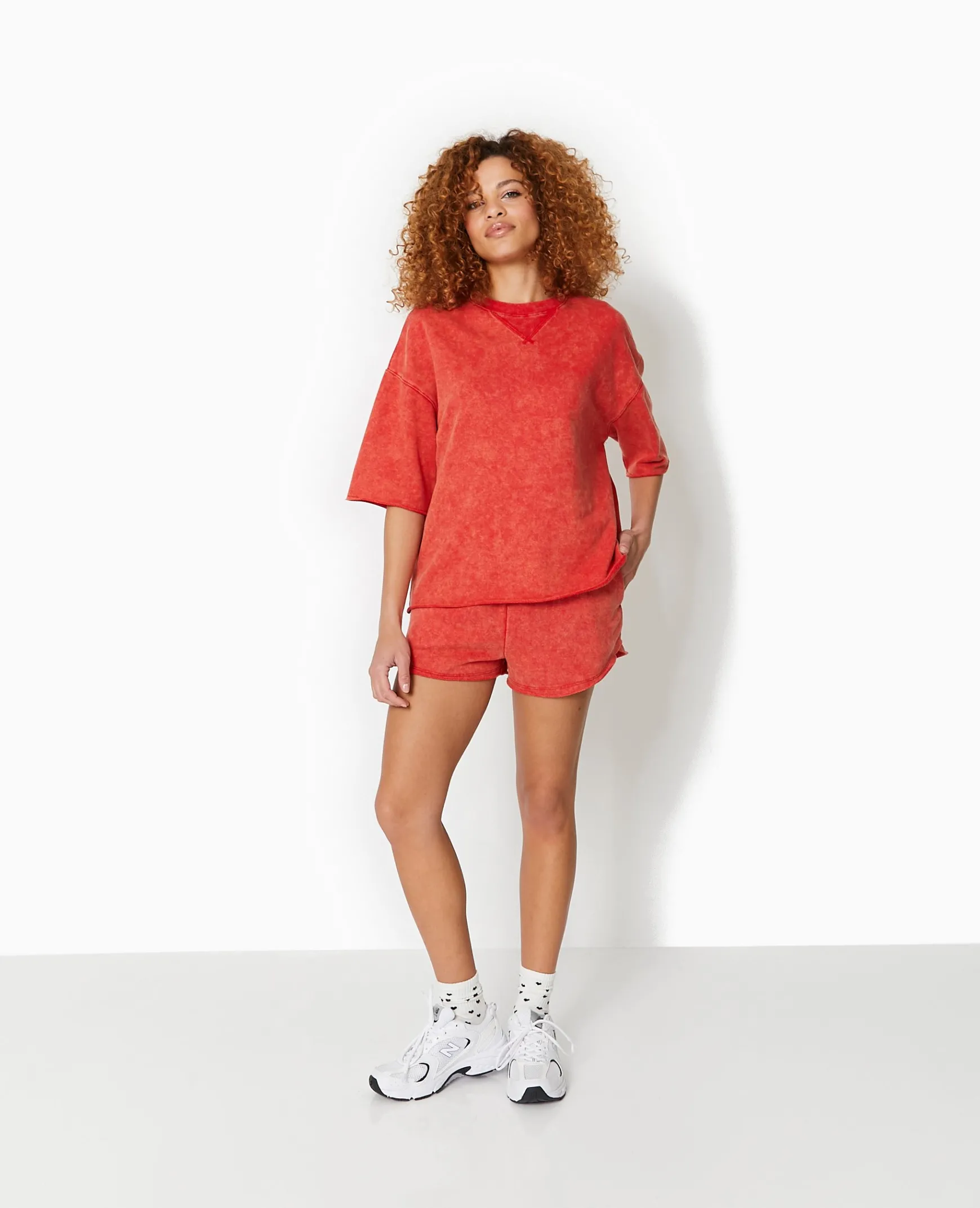 Pimkie Loungewear|Ensembles^Sweat Manches Courtes Délavé Acid Wash -