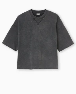 Pimkie Loungewear|Ensembles^Sweat Manches Courtes Délavé Acid Wash -