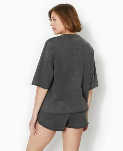 Pimkie Loungewear|Ensembles^Sweat Manches Courtes Délavé Acid Wash -