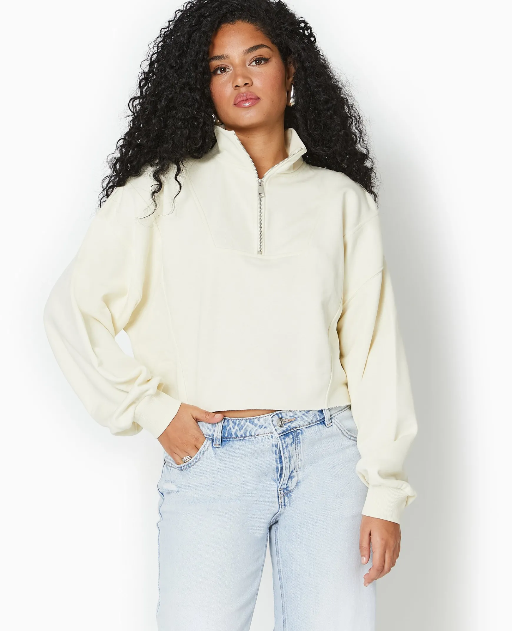 Pimkie Sweat|T-Shirt Et Top^Sweat Zippé Cropped -