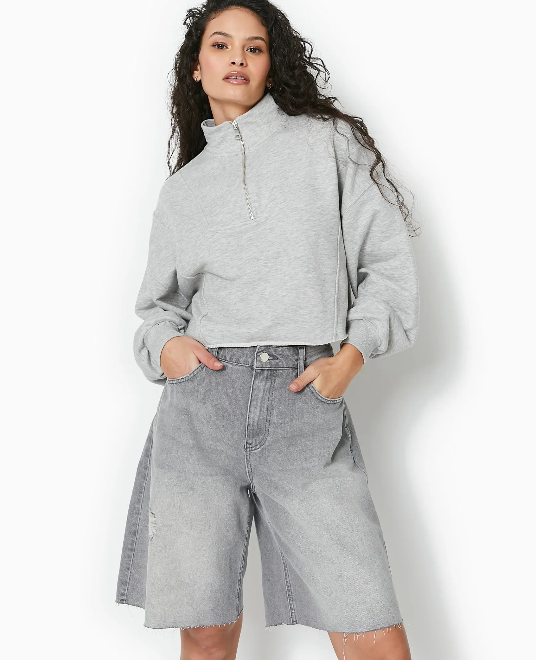 Pimkie Sweat|T-Shirt Et Top^Sweat Zippé Cropped -