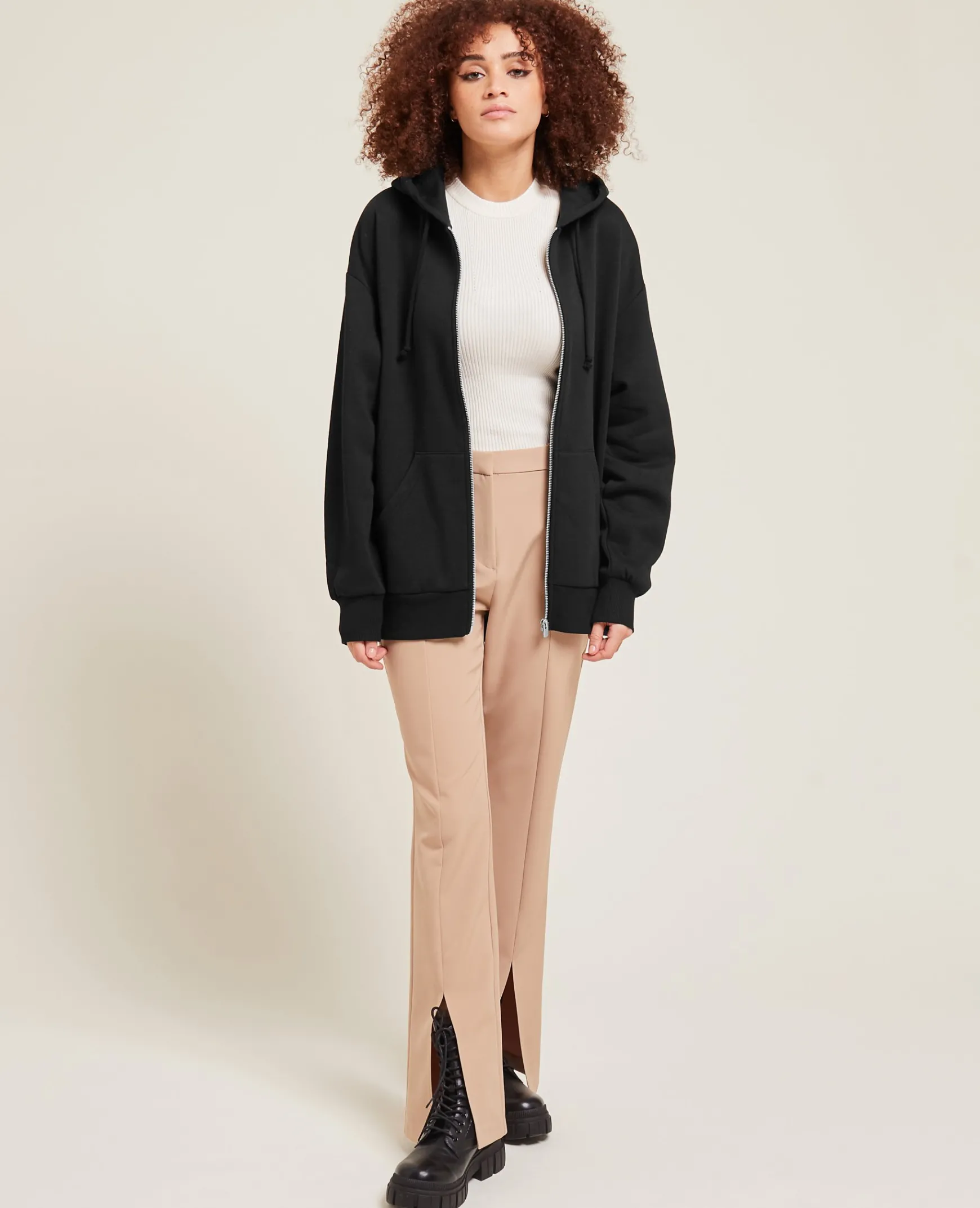 Pimkie Pimkie Positive|Loungewear^Sweat Zippé Oversize Avec Capuche -