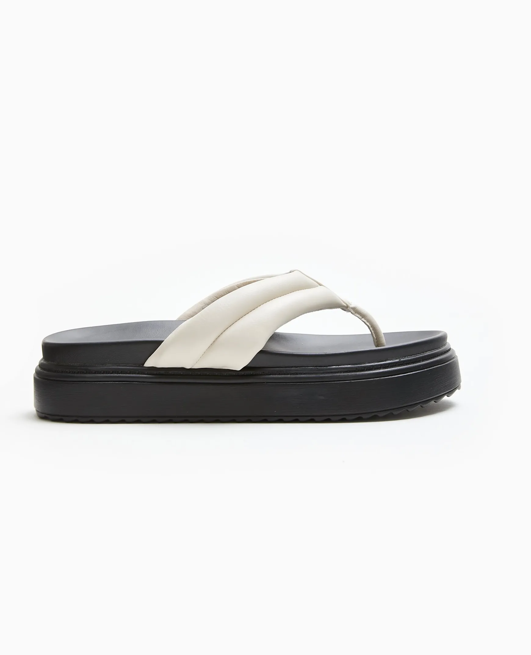 Pimkie Mules^Tongs En Simili Avec Semelles Compensées -