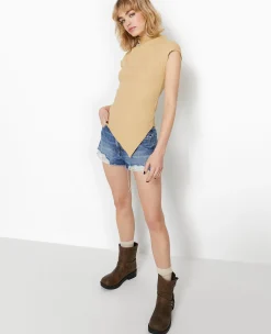 Pimkie T-Shirt Et Top^Top Asymétrique En Maille Côtelée -