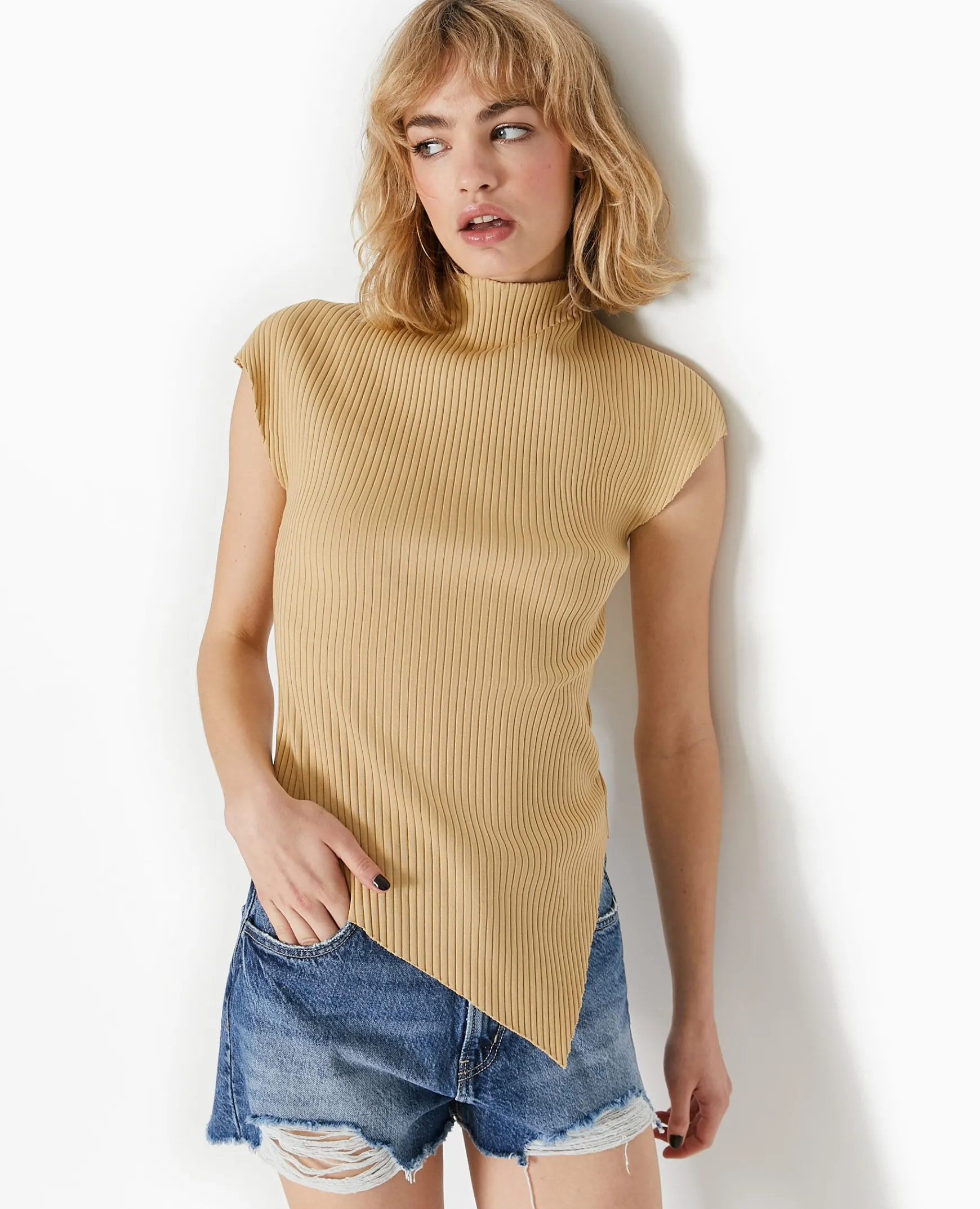 Pimkie T-Shirt Et Top^Top Asymétrique En Maille Côtelée -