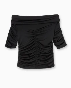 Pimkie Pimkie Positive|T-Shirt Et Top^Top Avec Fronces Encolure Bardot -