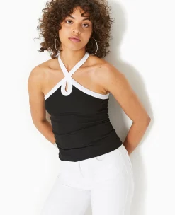 Pimkie T-Shirt Et Top^Top Bicolore Avec Bretelles Croisées -