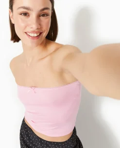 Pimkie T-Shirt Et Top^Top Bustier Avec Petit Nœud -