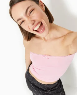 Pimkie T-Shirt Et Top^Top Bustier Avec Petit Nœud -