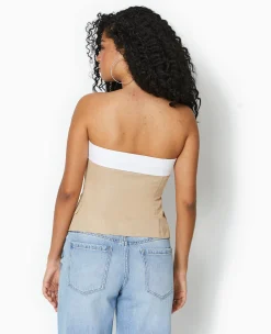 Pimkie Chemise Et Blouse|T-Shirt Et Top^Top Bustier Avec Revers -