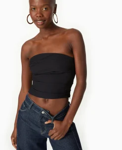 Pimkie T-Shirt Et Top^Top Bustier En Tissu Stretch Avec Drapé -
