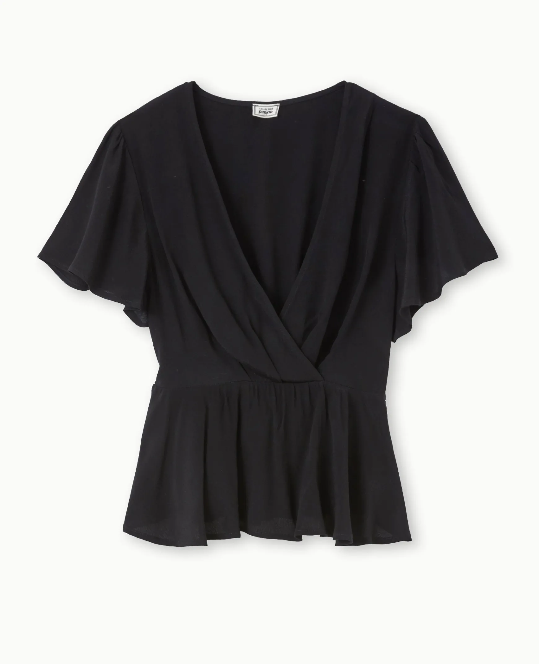 Pimkie Chemise Et Blouse^Top Cache-cœur Avec Manches Papillons -
