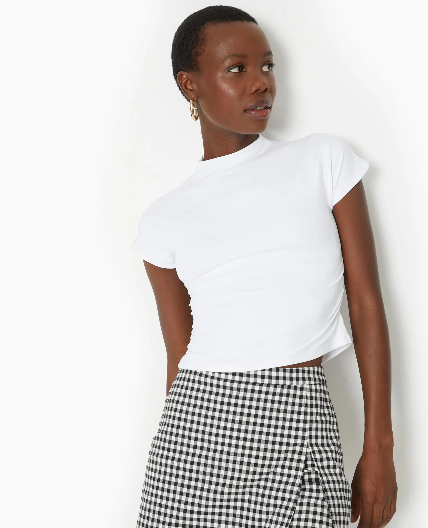 Pimkie T-Shirt Et Top^Top Col Montant Avec Fronces Côtés -