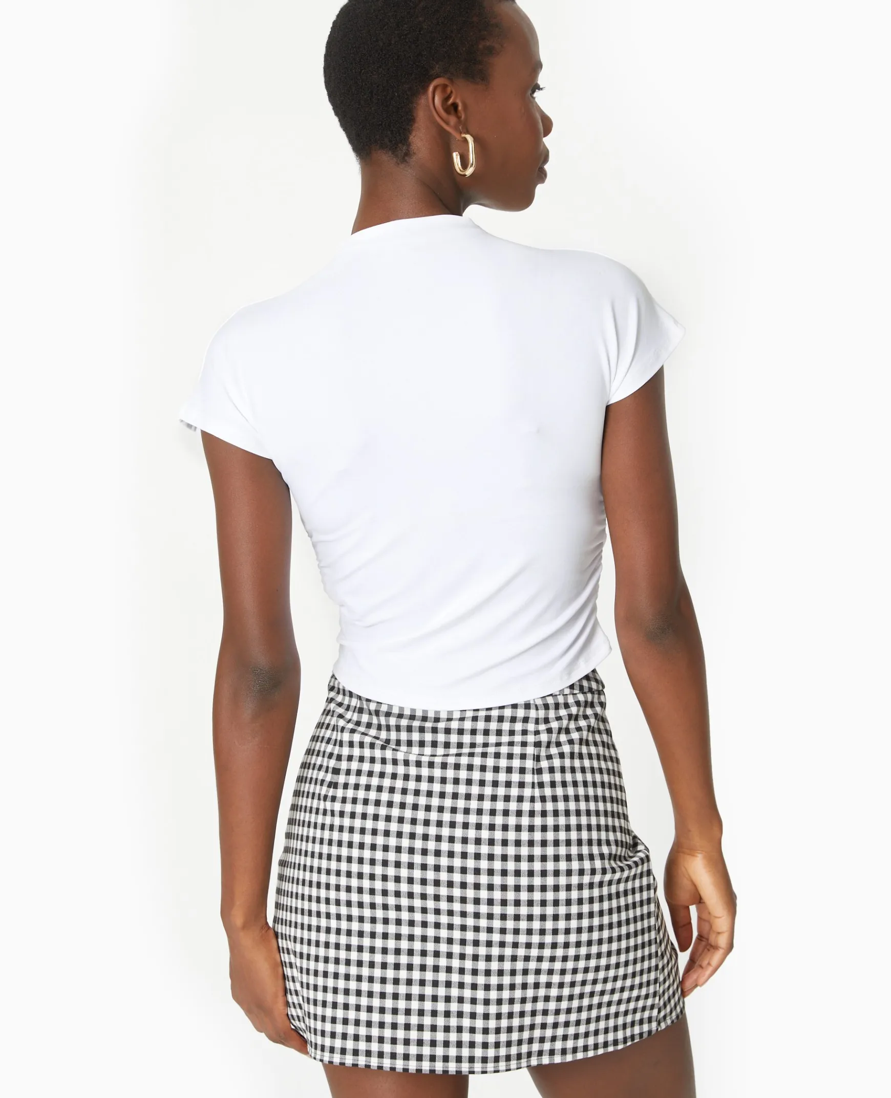 Pimkie T-Shirt Et Top^Top Col Montant Avec Fronces Côtés -