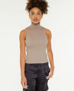 Pimkie Pimkie Positive|Pull Et Gilet^Top Col Roulé Sans Manches -