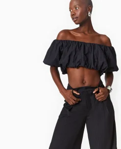 Pimkie Chemise Et Blouse|T-Shirt Et Top^Top Court Avec Encolure Bardot -