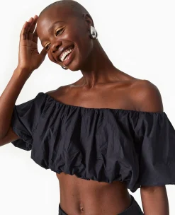 Pimkie Chemise Et Blouse|T-Shirt Et Top^Top Court Avec Encolure Bardot -