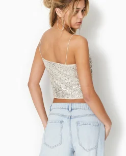 Pimkie Toute La Collection|T-Shirt Et Top^Top Court Avec Sequins -