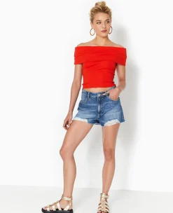Pimkie Toute La Collection|T-Shirt Et Top^Top Court Encolure Bardot -