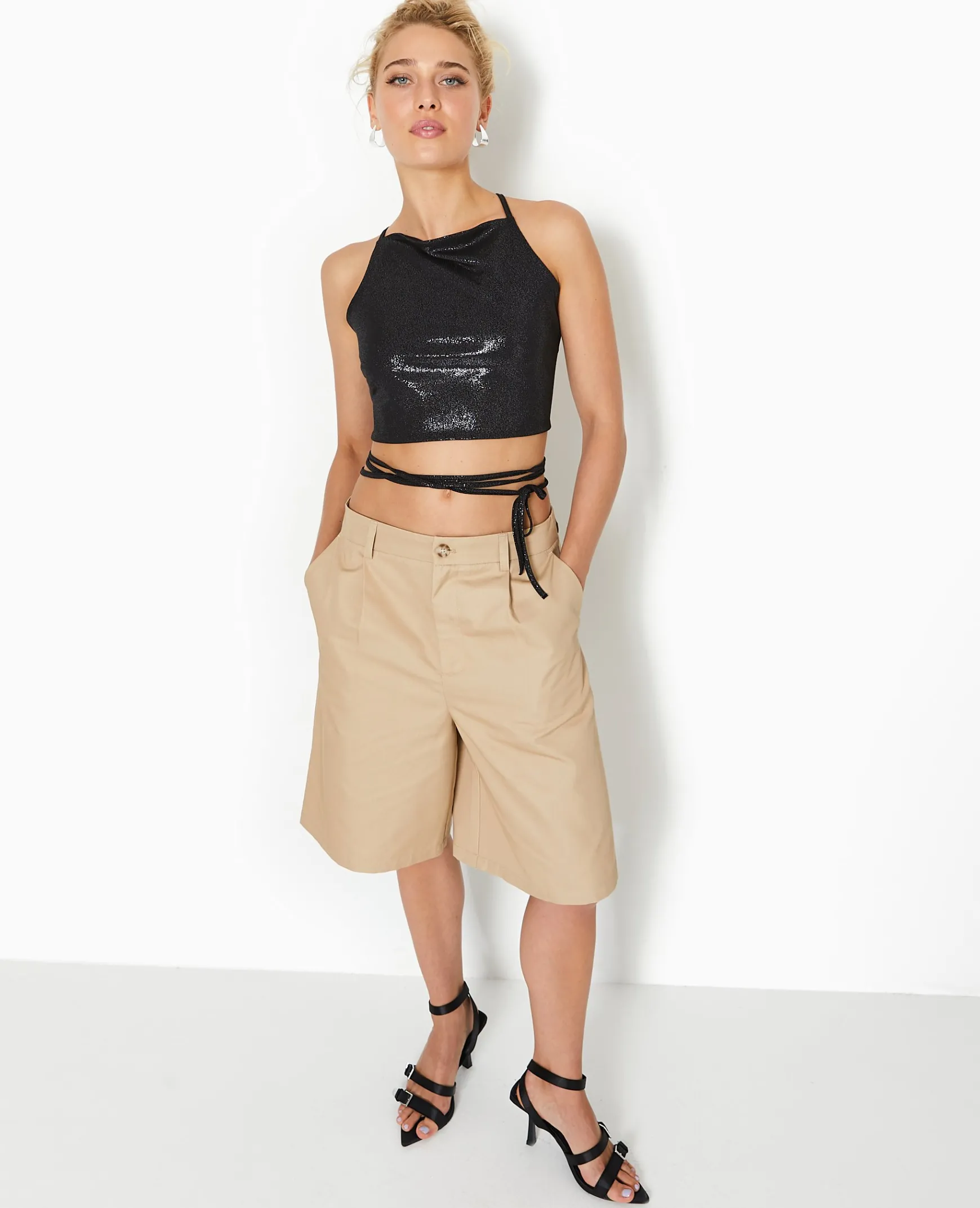 Pimkie T-Shirt Et Top^Top Cropped Dos-nu Avec Lurex -