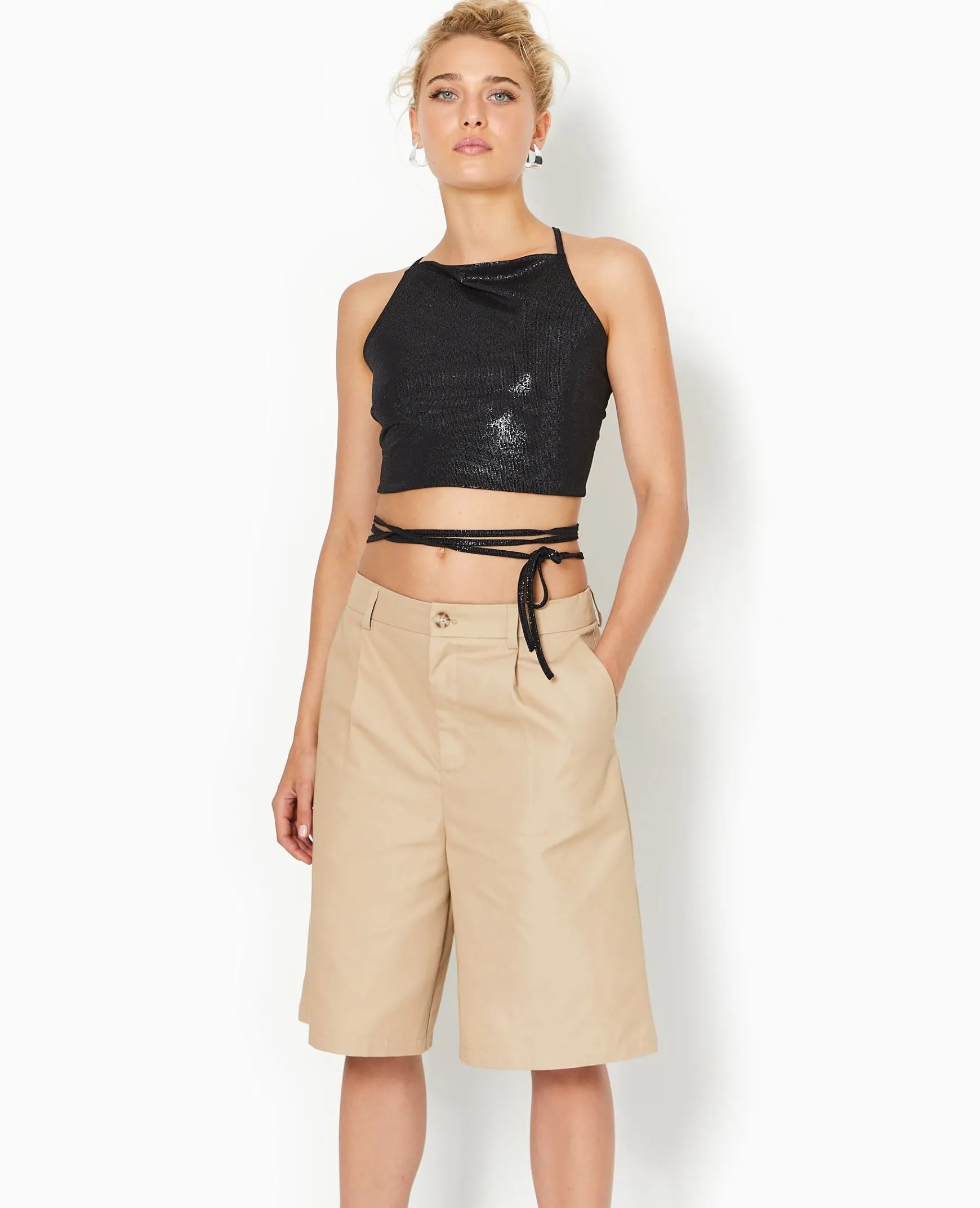 Pimkie T-Shirt Et Top^Top Cropped Dos-nu Avec Lurex -