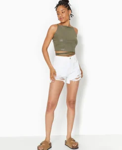Pimkie T-Shirt Et Top^Top Cropped Dos-nu Avec Lurex -