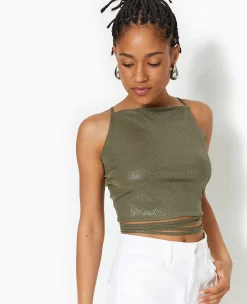 Pimkie T-Shirt Et Top^Top Cropped Dos-nu Avec Lurex -