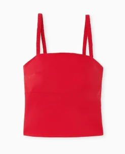 Pimkie Toute La Collection|Chemise Et Blouse^Top Dos-nu Avec Bretelles élastiquées -