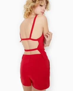 Pimkie Toute La Collection|Chemise Et Blouse^Top Dos-nu Avec Bretelles élastiquées -