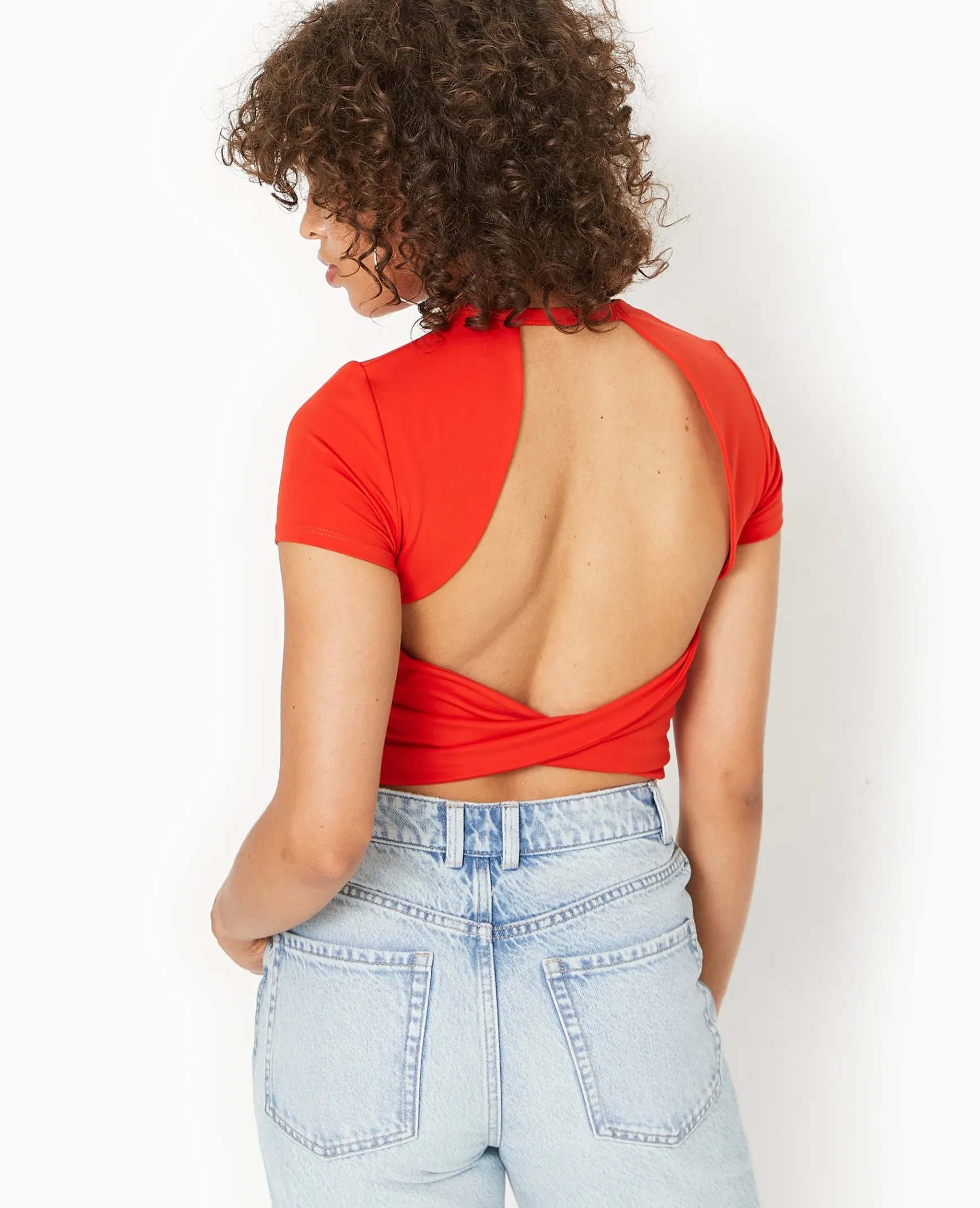 Pimkie T-Shirt Et Top^Top Dos-nu Avec Pan Twisté -