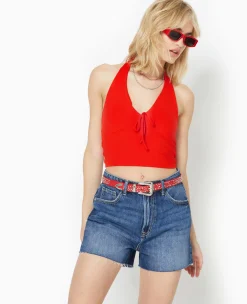 Pimkie T-Shirt Et Top^Top Dos-nu Court Avec Nœud à L'encolure -