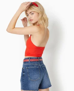 Pimkie T-Shirt Et Top^Top Dos-nu Court Avec Nœud à L'encolure -