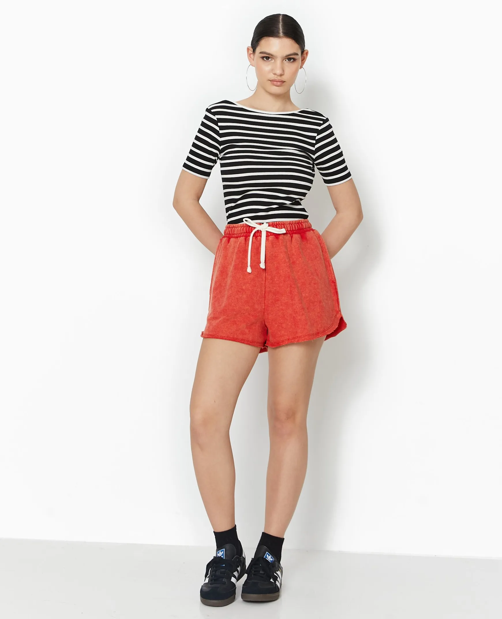 Pimkie T-Shirt Et Top^Top Dos-nu En Maille Côtelée Rayée -
