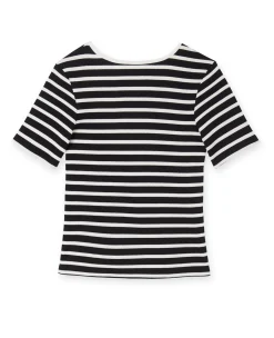 Pimkie T-Shirt Et Top^Top Dos-nu En Maille Côtelée Rayée -