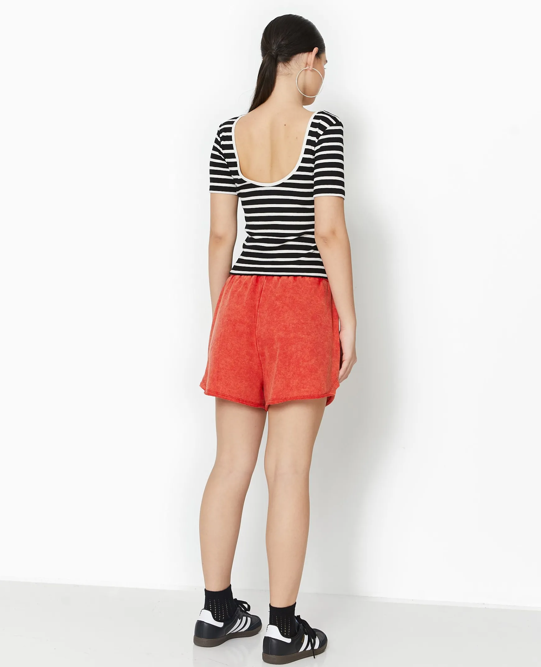 Pimkie T-Shirt Et Top^Top Dos-nu En Maille Côtelée Rayée -