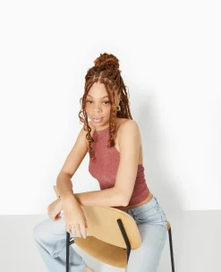 Pimkie Toute La Collection|T-Shirt Et Top^Top Dos-nu Tour De Cou Avec Lurex -