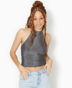 Pimkie Toute La Collection|T-Shirt Et Top^Top Dos-nu Tour De Cou Avec Lurex -