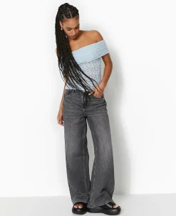 Pimkie T-Shirt Et Top^Top En Dentelle Encolure Bardot -