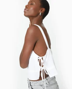 Pimkie Toute La Collection|Chemise Et Blouse^Top En Gaze De Coton Avec Nœuds Sur Les Côtés -