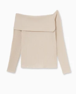 Pimkie Pull Et Gilet|T-Shirt Et Top^Top En Maille Côtelée Encolure Bardot -
