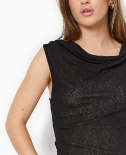 Pimkie T-Shirt Et Top^Top En Maille Légè;re Avec Encolure Bénitier -