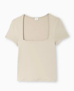 Pimkie Toute La Collection|T-Shirt Et Top^Top Manches Courtes Encolure Carrée -