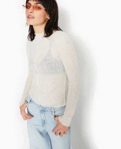 Pimkie T-Shirt Et Top^Top Manches Longues En Maille Côtelée -