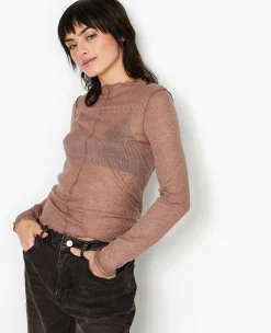 Pimkie T-Shirt Et Top^Top Manches Longues En Maille Côtelée -